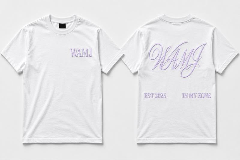 Signature Script Tee — White