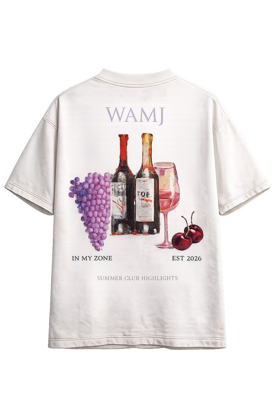 Summer Club Tee — Vintage White