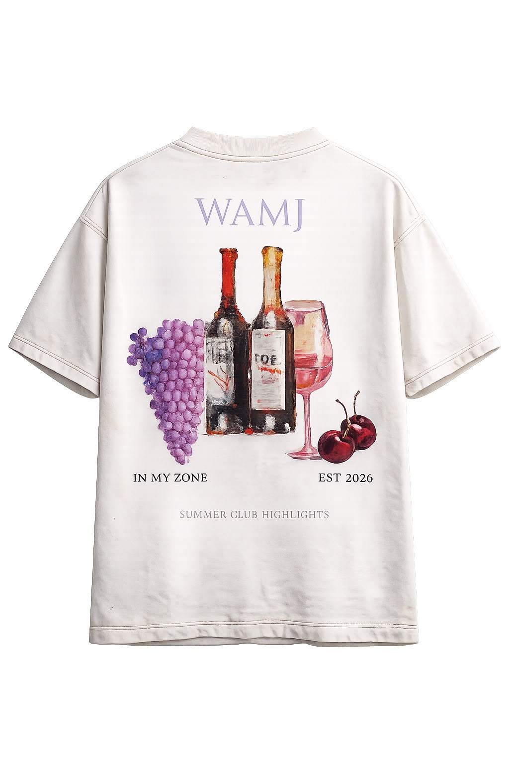Summer Club Tee Vintage White