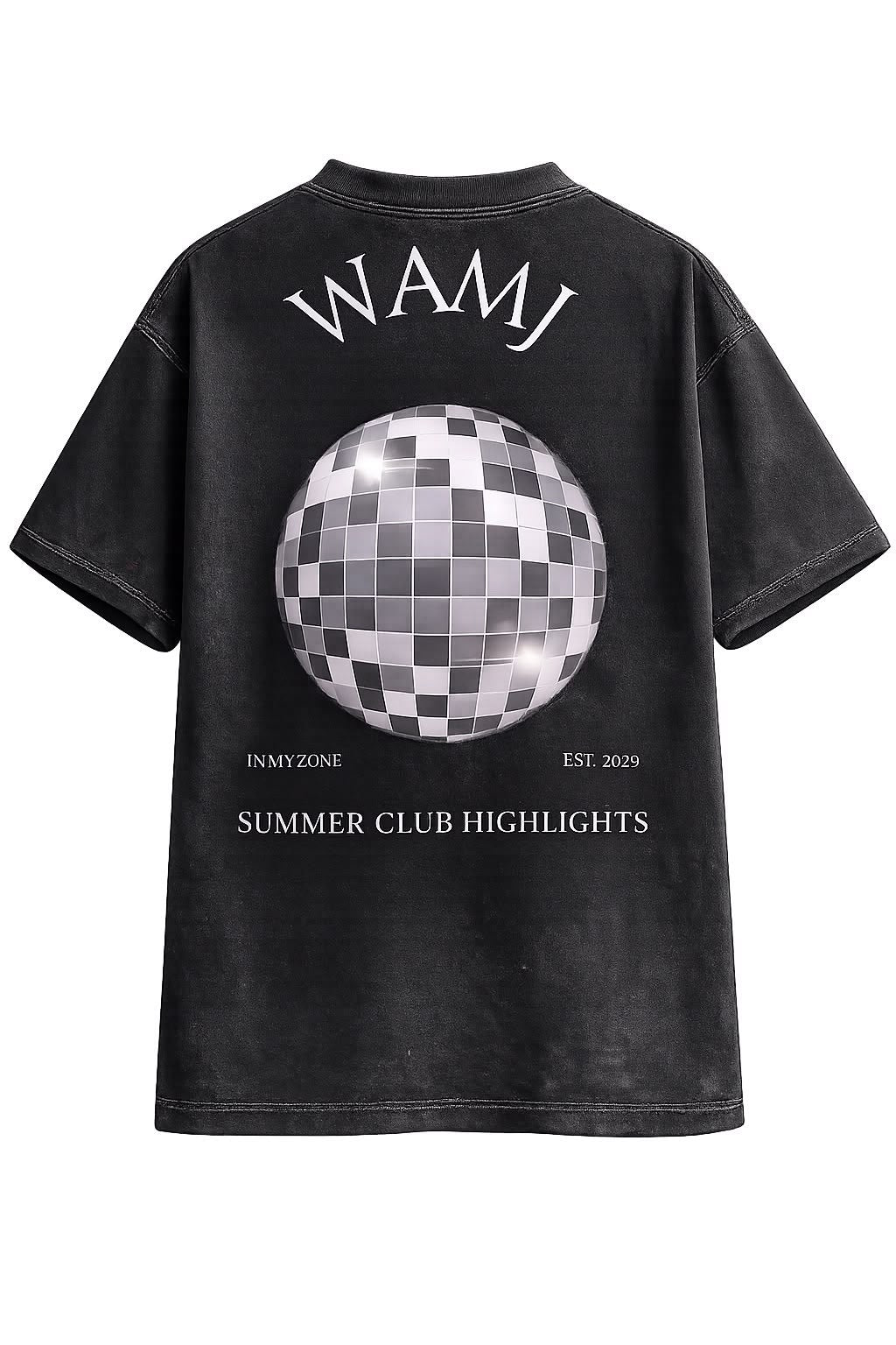 Summer Club Tee Washed Black